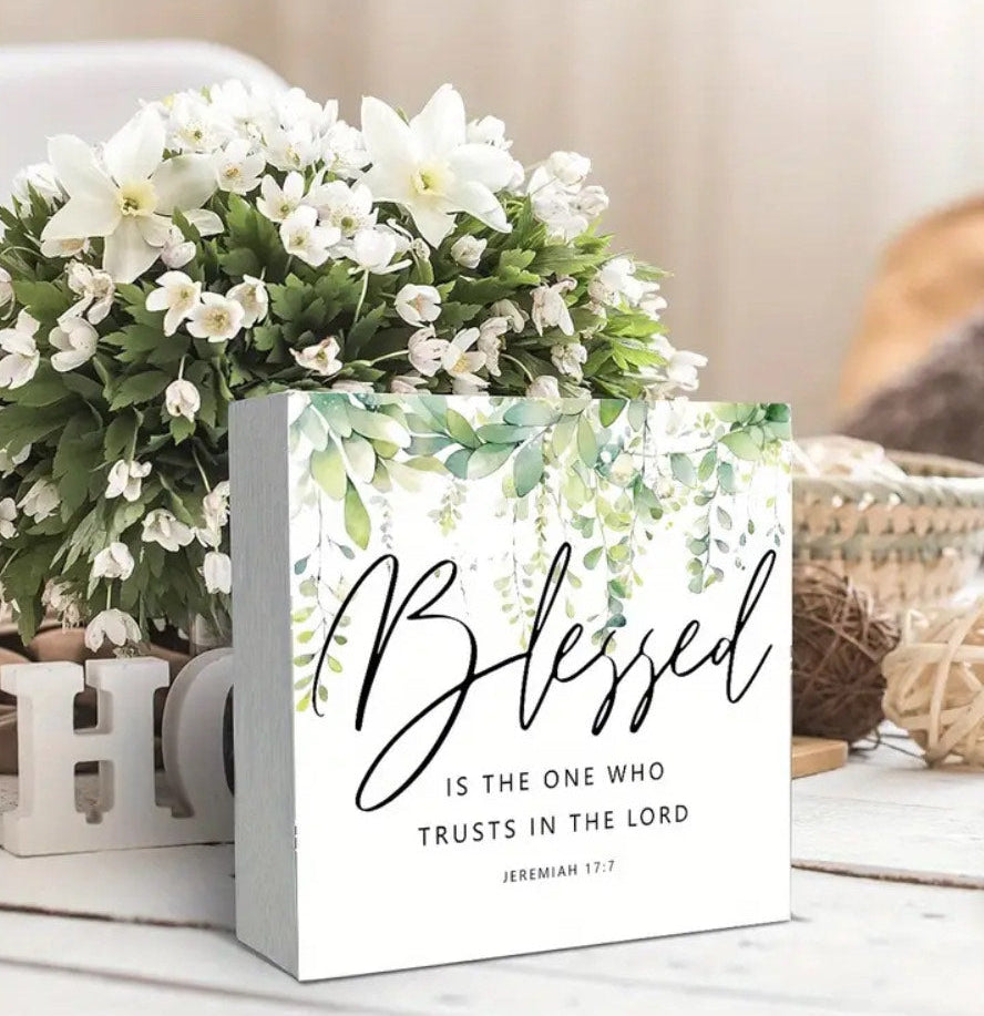 Scripture Wood Decor