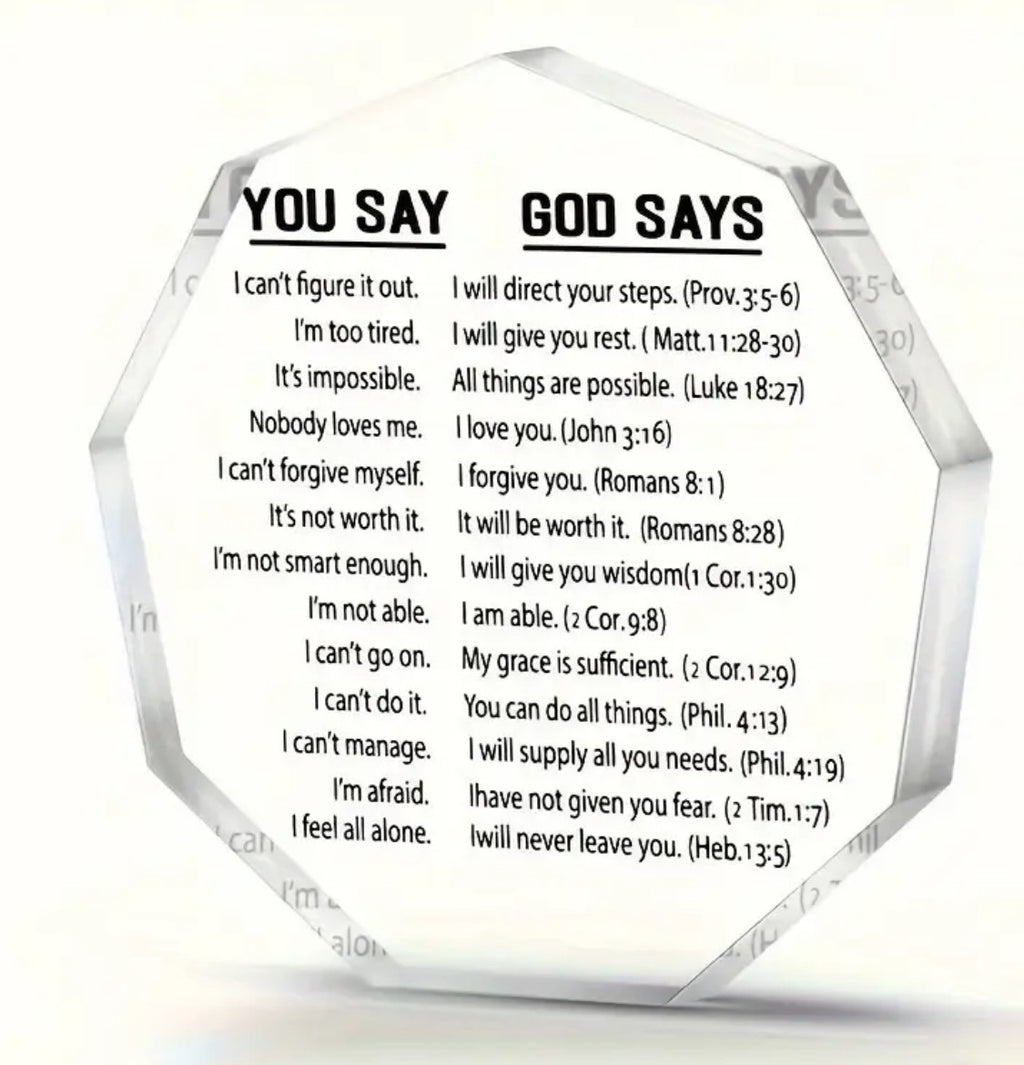 Bible Verse Plaque