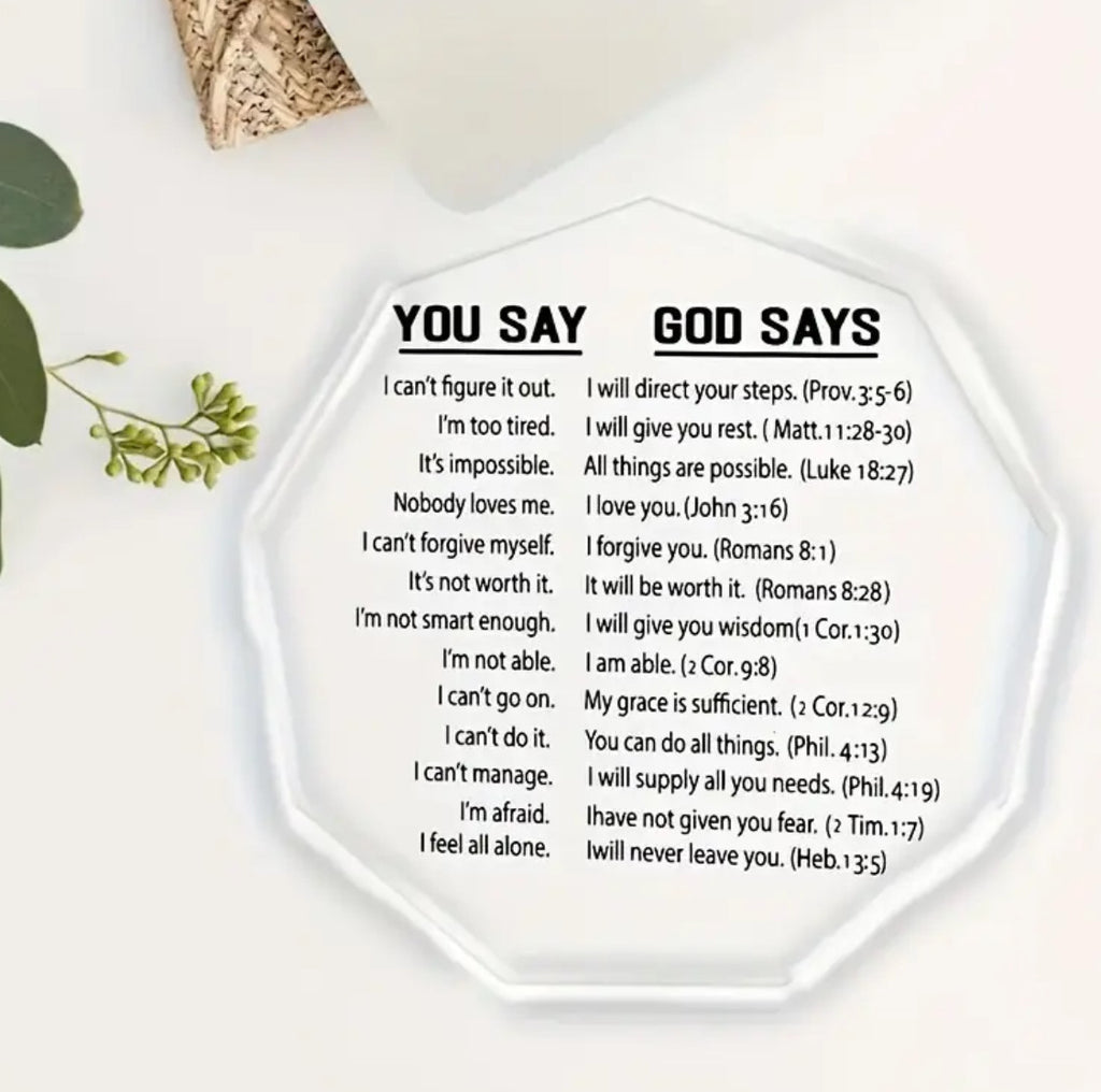 Bible Verse Plaque