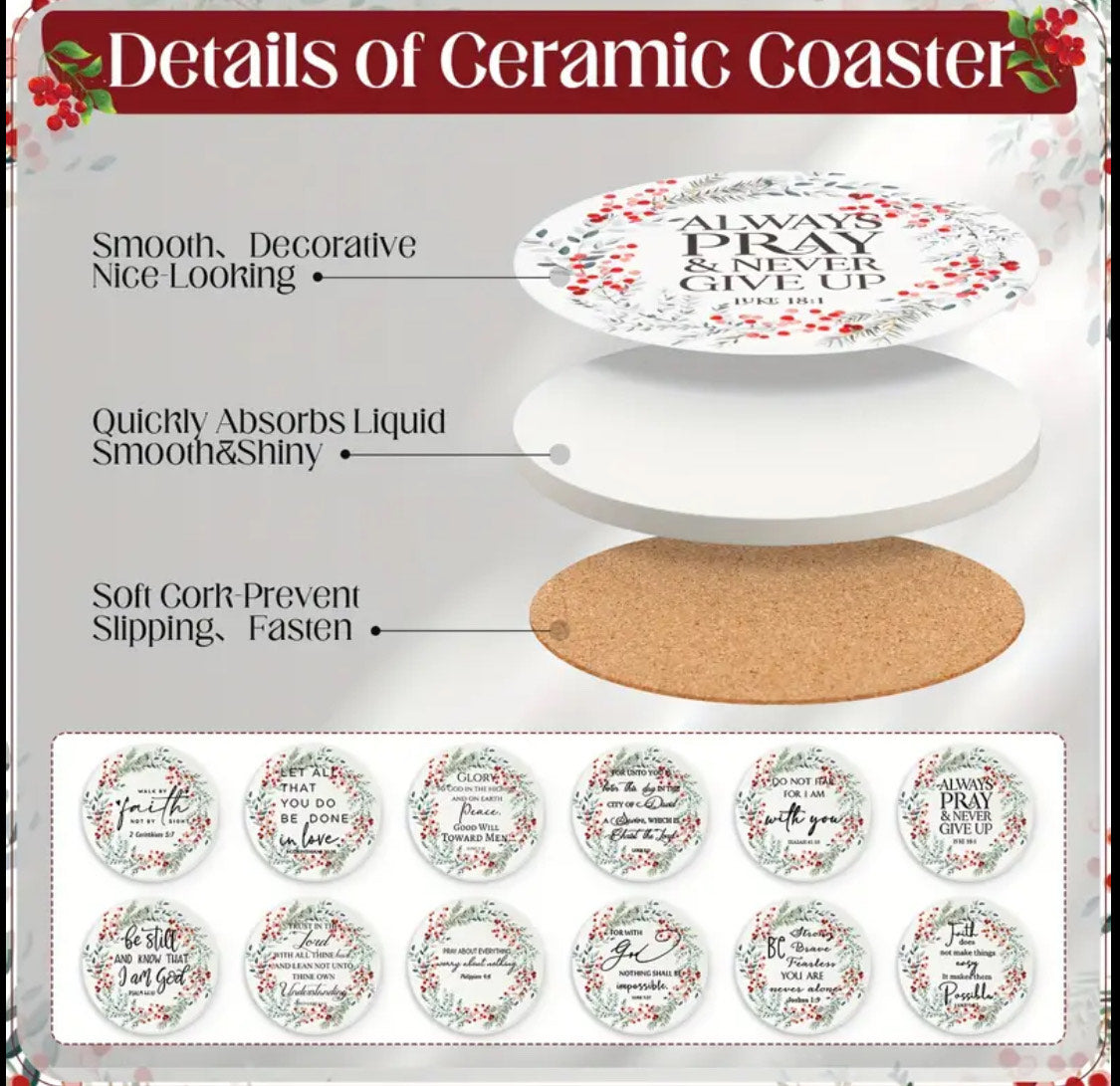 Scripture Coaster set (4 Pack)