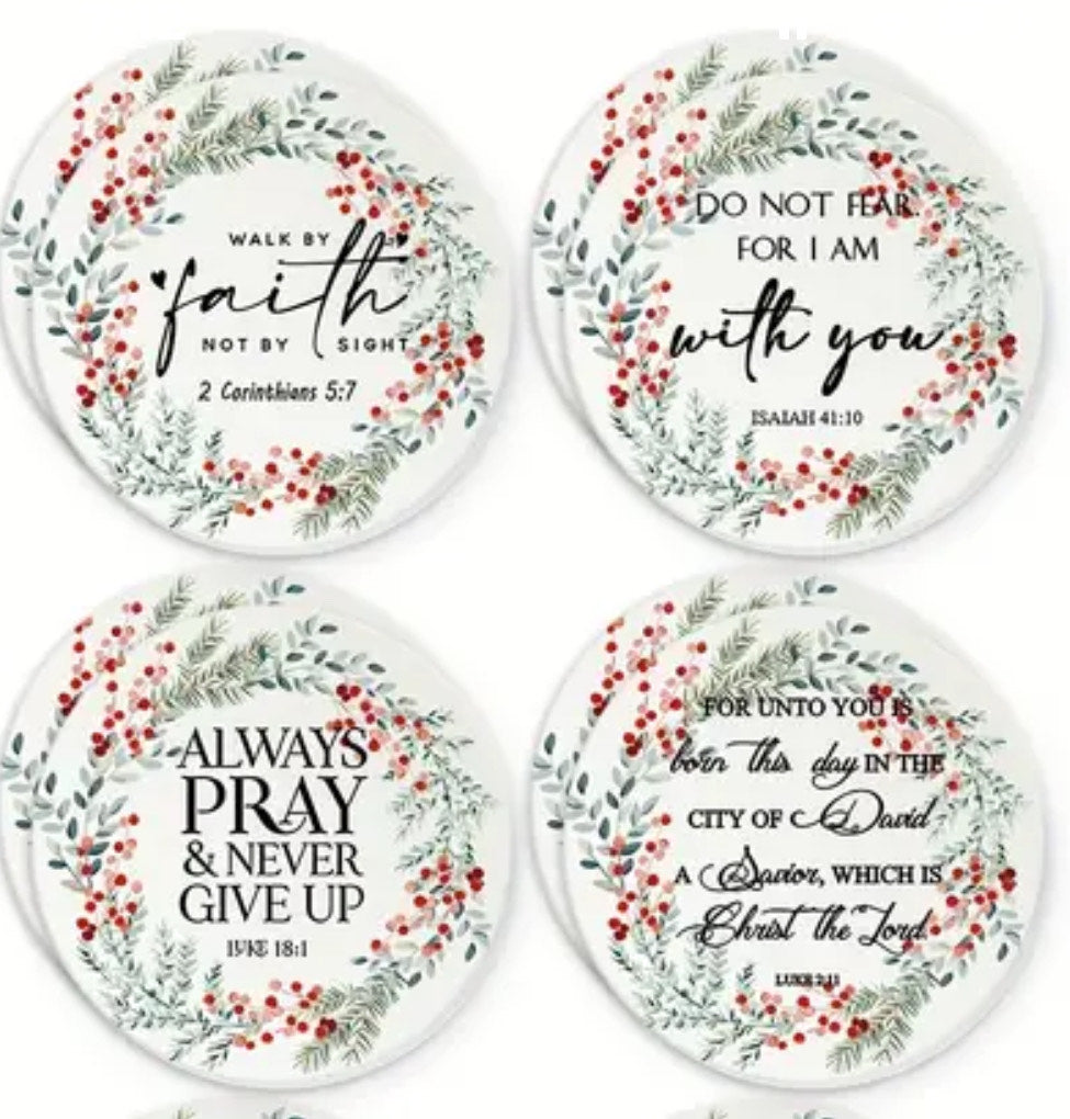 Scripture Coaster set (4 Pack)